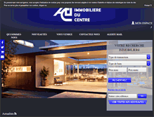 Tablet Screenshot of immobilier-pontivy.com